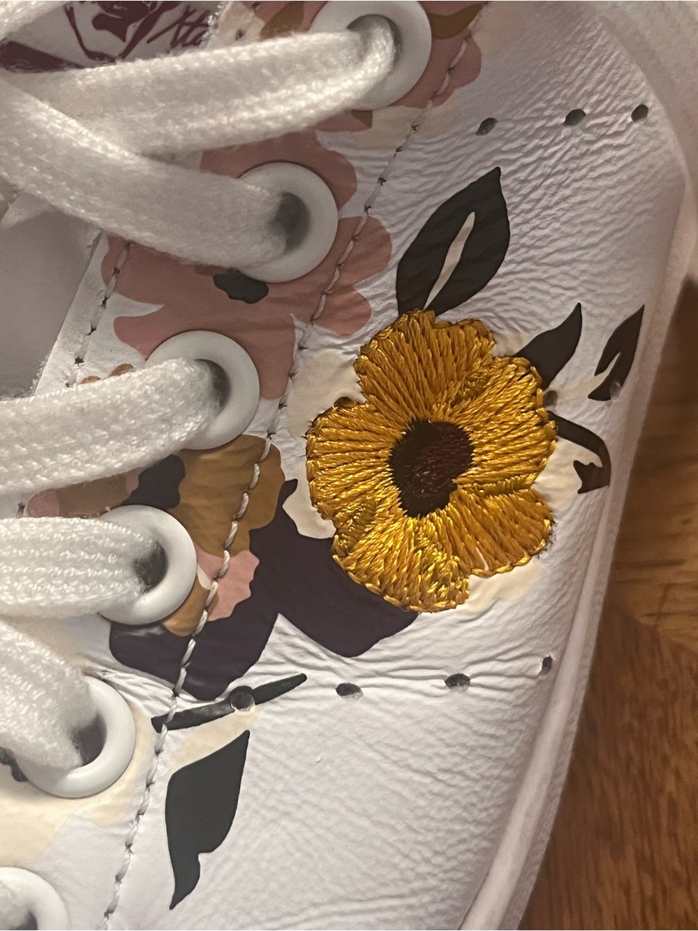 Adidas Stan Smith X Her Studio London “Autumn Floral” Sneakers size 7.5 - Picture 9 of 9